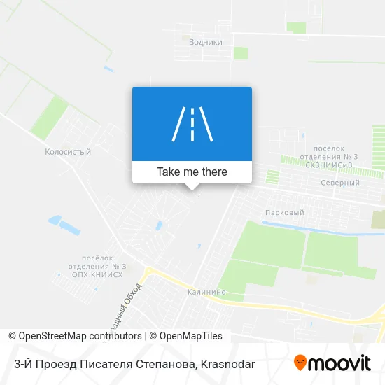 3-Й Проезд Писателя Степанова map