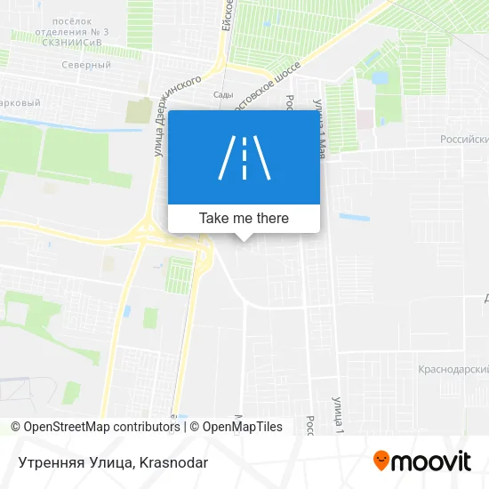 Утренняя Улица map