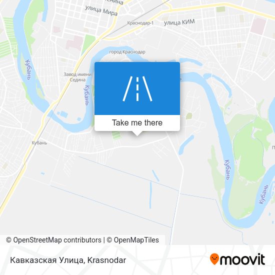 Кавказская Улица map