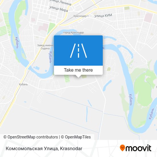 Комсомольская ​Улица map
