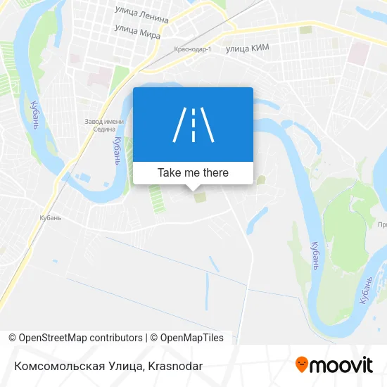 Комсомольская ​Улица map
