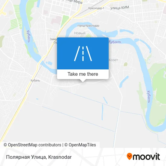 Полярная Улица map