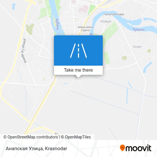 Анапская Улица map