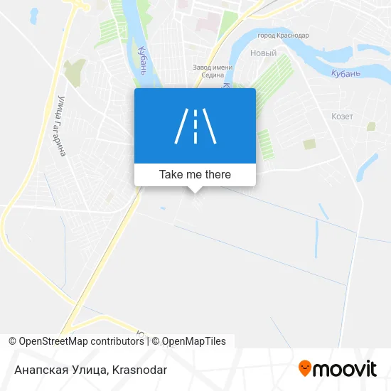 Анапская Улица map