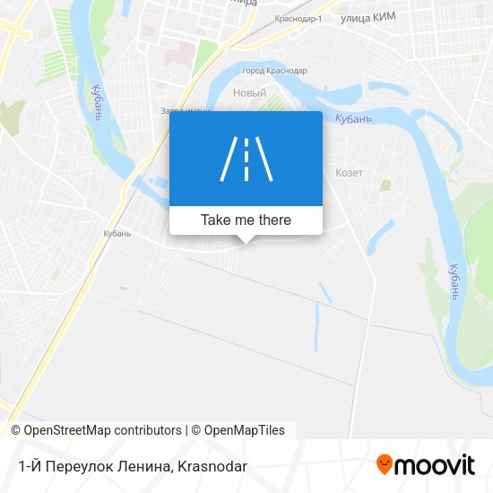 1-Й Переулок Ленина map
