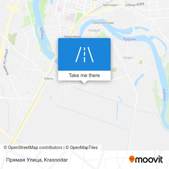 Прямая Улица map
