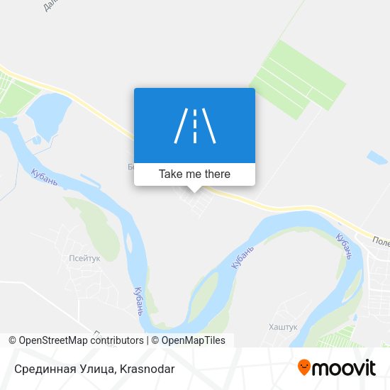 Срединная Улица map