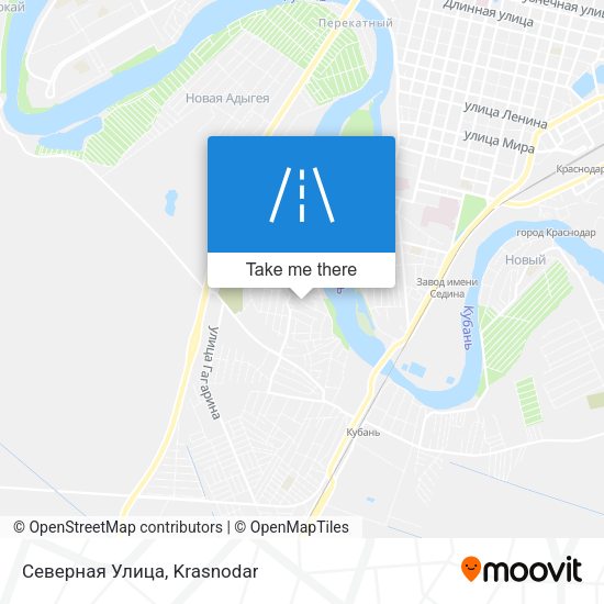 Северная Улица map