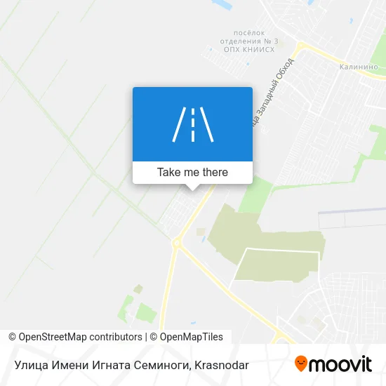 Улица Имени Игната Семиноги map