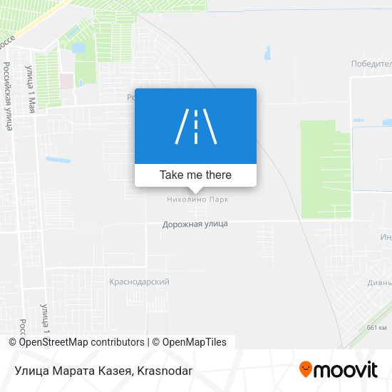 Улица Марата Казея map
