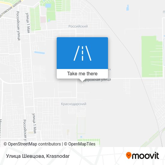 Улица Шевцова map