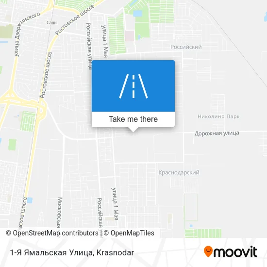 1-Я Ямальская Улица map
