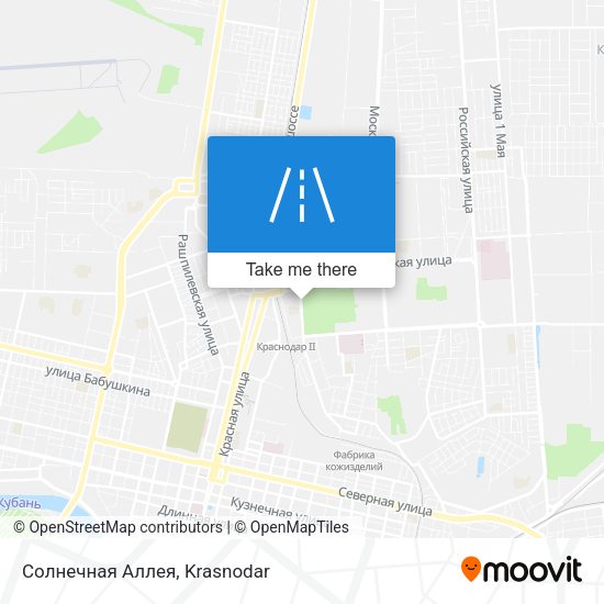 Солнечная Аллея map