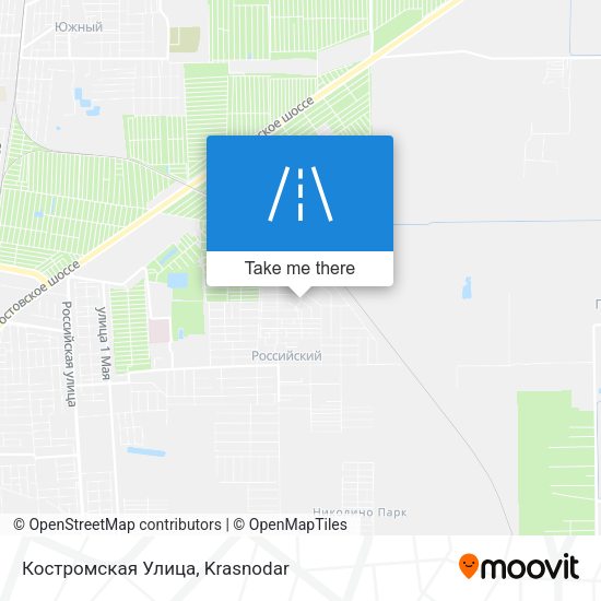 Костромская Улица map