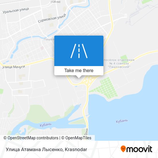 Улица Атамана Лысенко map