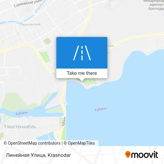 Линейная Улица map
