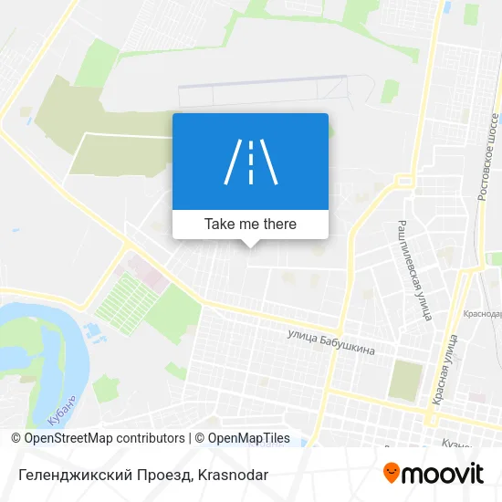 Геленджикский Проезд map