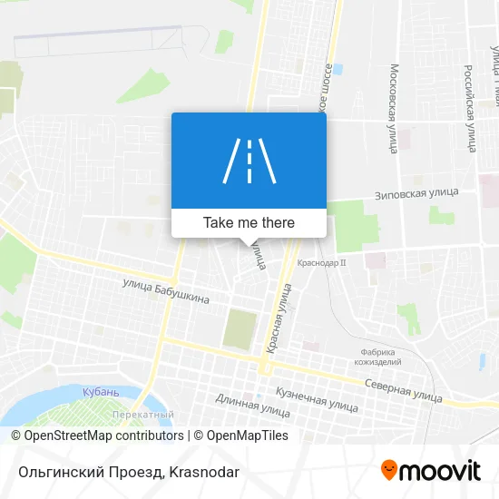 Ольгинский Проезд map