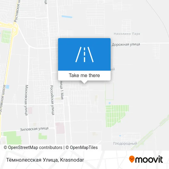 Тёмнолесская Улица map