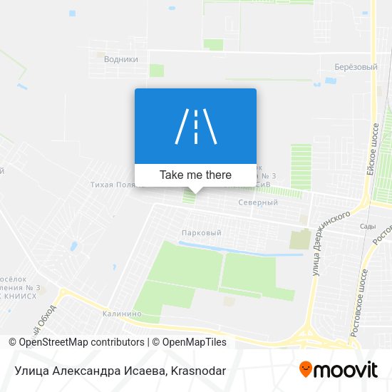 Улица Александра Исаева map