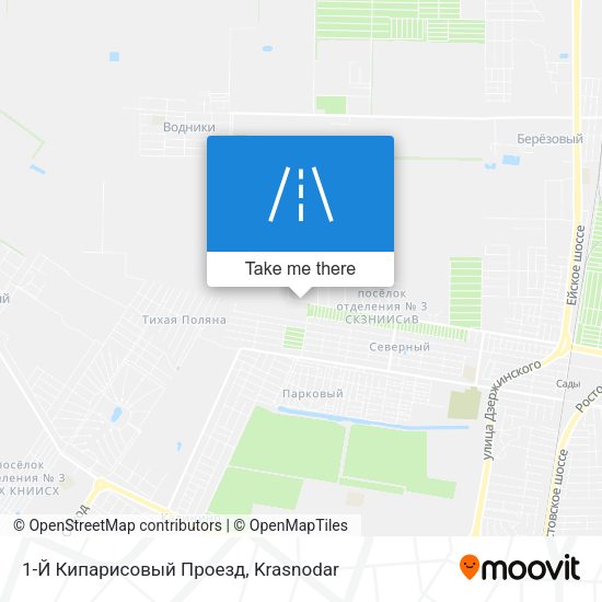 1-Й Кипарисовый Проезд map