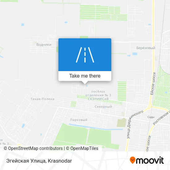 Эгейская Улица map