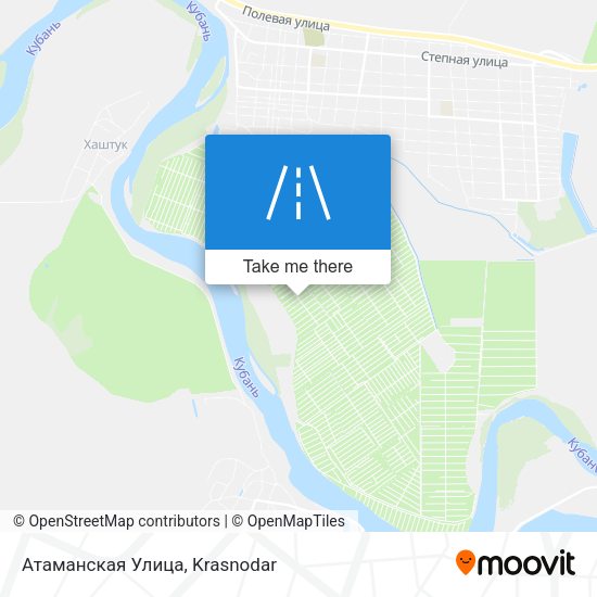 Атаманская Улица map