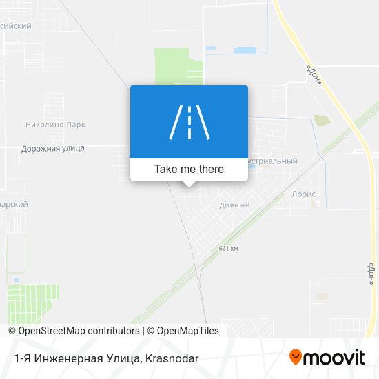1-Я Инженерная Улица map