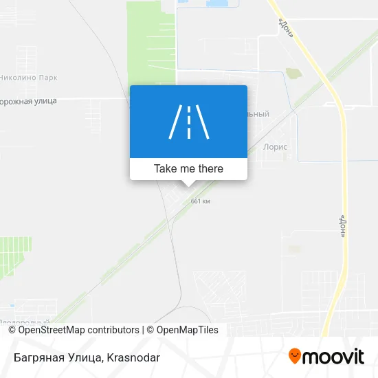 Багряная Улица map