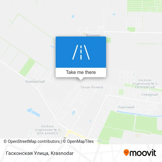 Гасконская Улица map