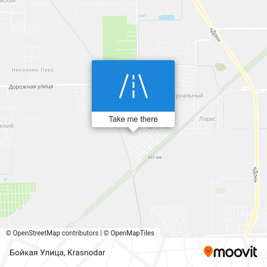Бойкая Улица map
