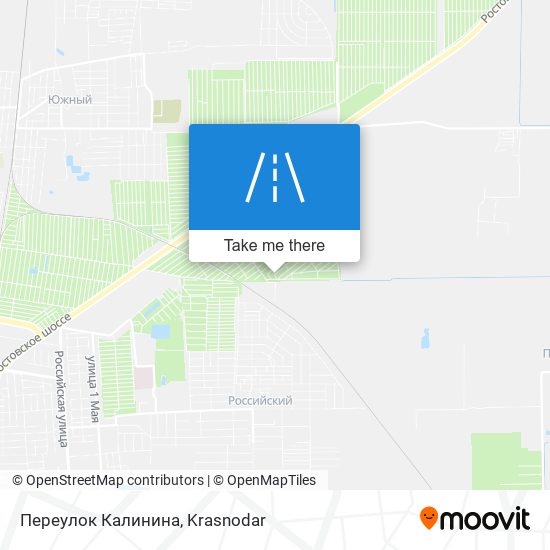 Переулок Калинина map