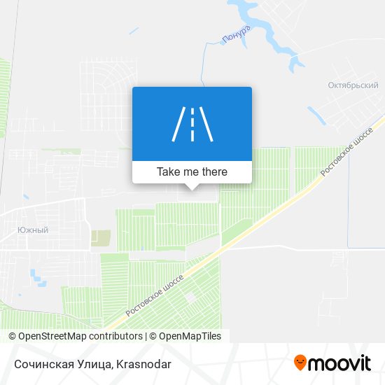 Сочинская Улица map