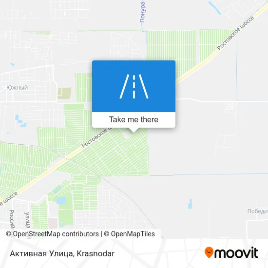 Активная Улица map