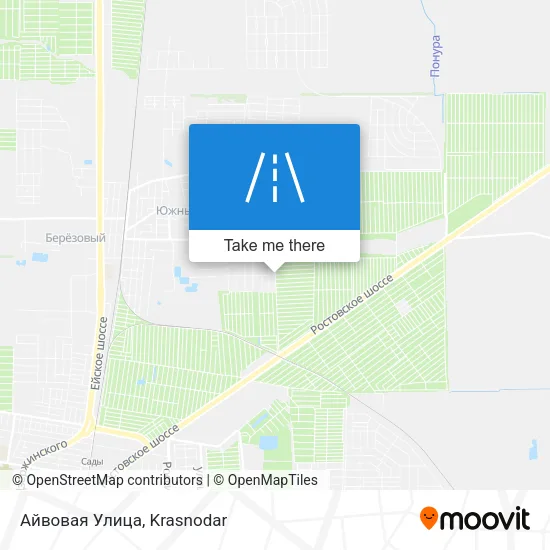 Айвовая Улица map