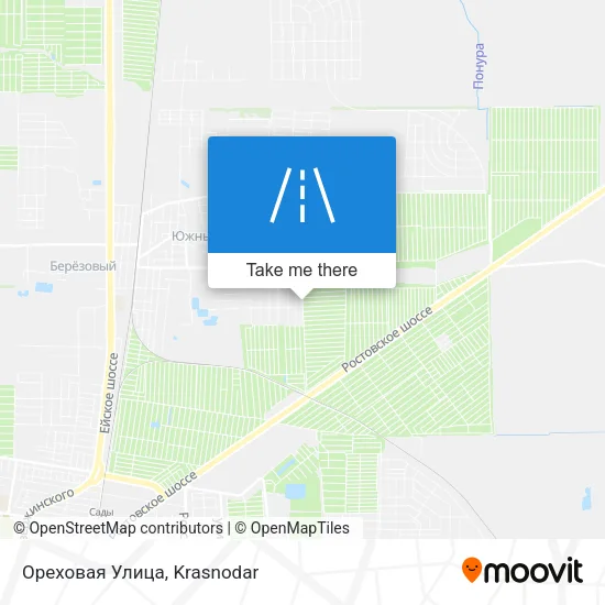 Ореховая Улица map