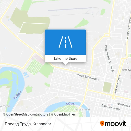 Проезд Труда map