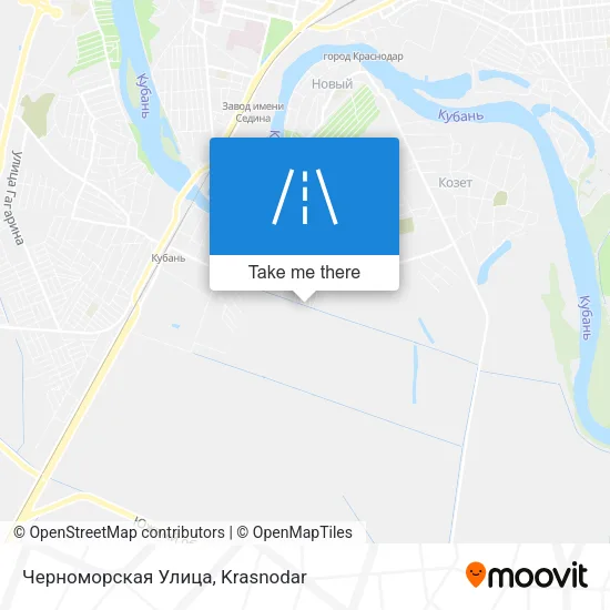 Черноморская Улица map