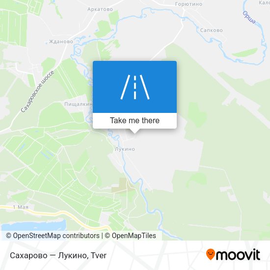 Сахарово — Лукино map