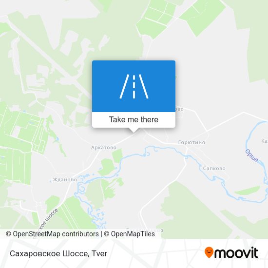 Сахаровское Шоссе map