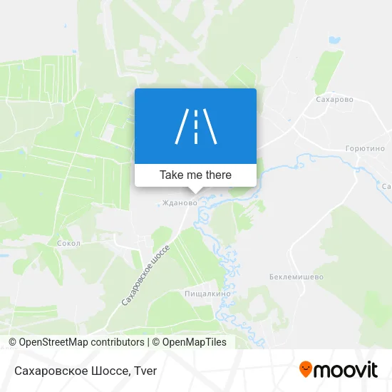 Сахаровское Шоссе map