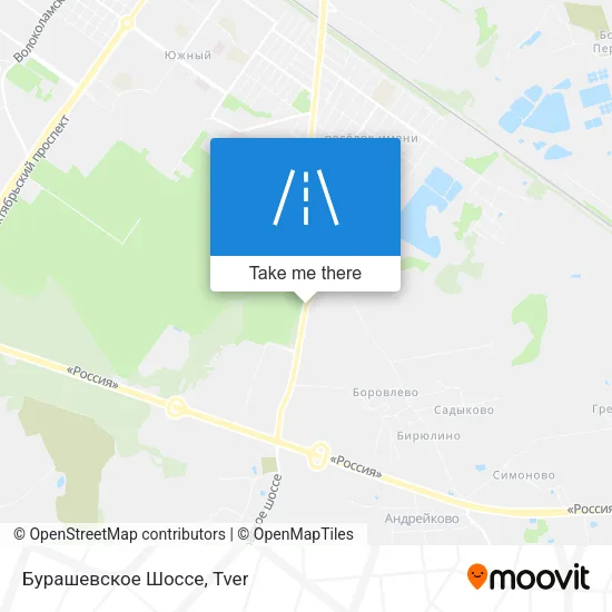 Бурашевское Шоссе map