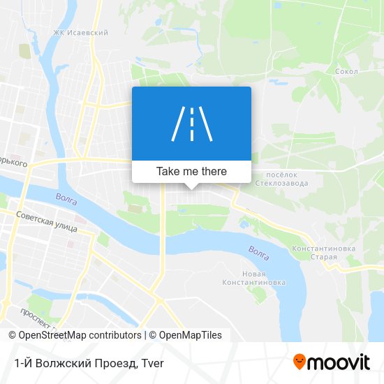 1-Й Волжский Проезд map
