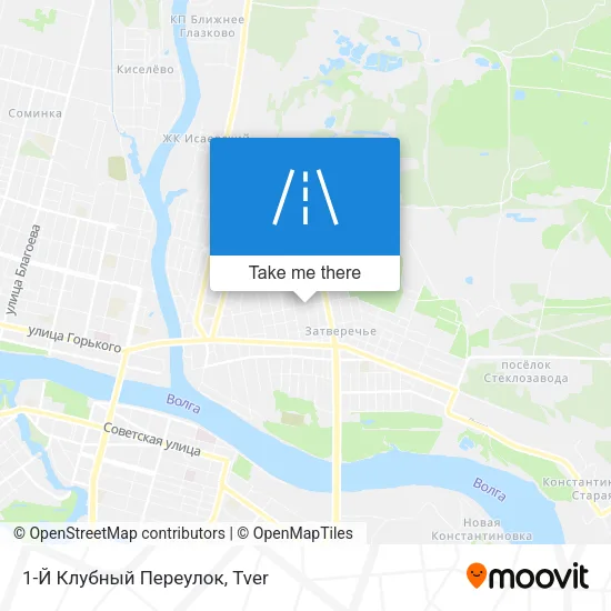 1-Й Клубный Переулок map