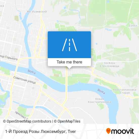 1-Й Проезд Розы Люксембург map