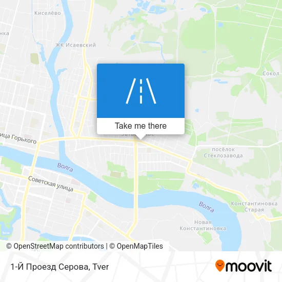 1-Й Проезд Серова map