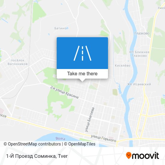 1-Й Проезд Соминка map