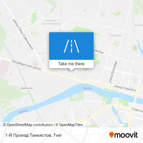 1-Й Проезд Танкистов map