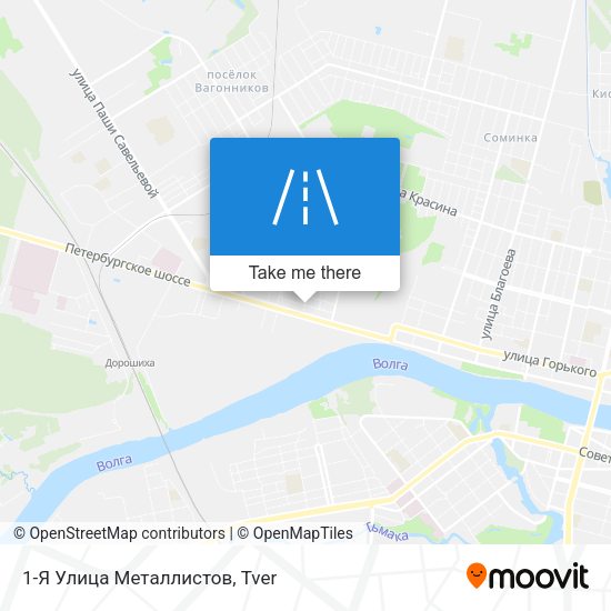 1-Я Улица Металлистов map