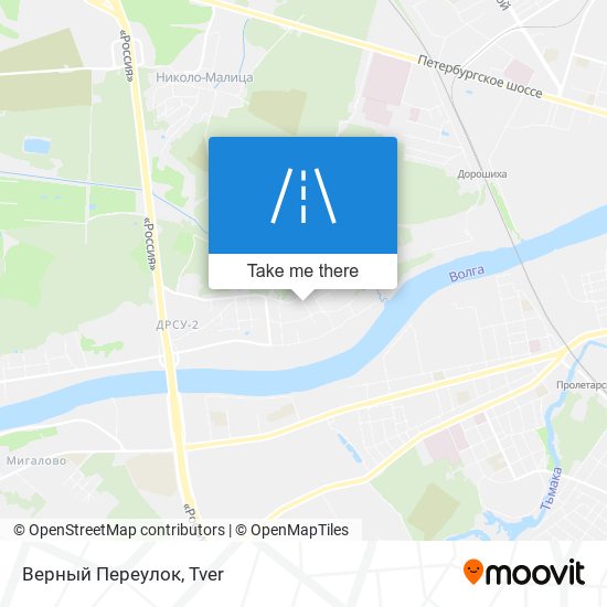 Верный Переулок map